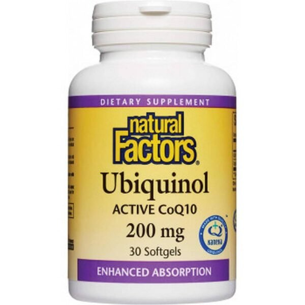 Soutien du système cardiovasculaire - KANEKA UBIQUINOL ACTIVE COENZYME Q10 Heart Care softgel caps. 200mg,
