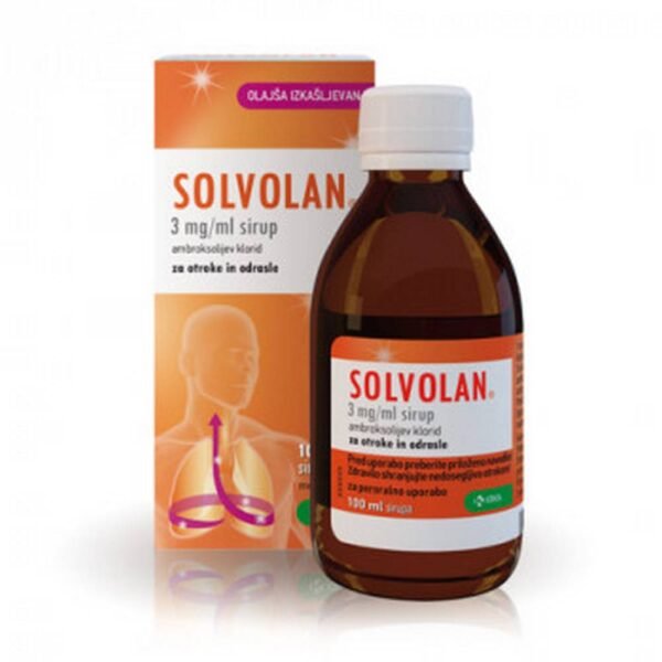 Cough – KRKA SOLVOLAN® Syrup for Children and Adults for Cough 15mg/5ml,