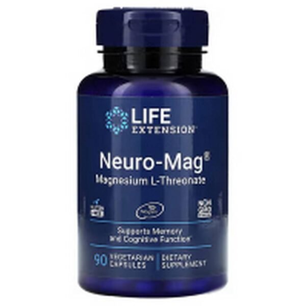 Deficiencia de magnesio -Life Extension, Neuro-Mag, Magnesium L-Threonate,
