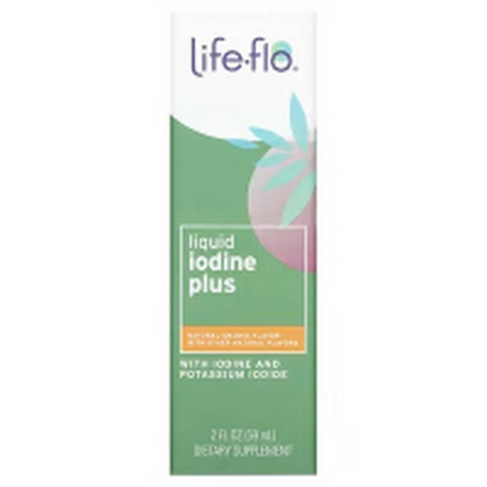 life flo liquid iodine plus natural orange 150 mcg59ml life flo yodo liquido plus naranja natural 150 mcg 59 ml Apoyo a la tiroides -Life-flo, Liquid Iodine Plus, With Potassium Iodide & Iodine, Unflavored,
