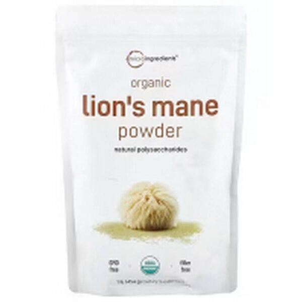 Apoyo al sistema inmunológico-Micro Ingredients Organic Lion's Mane Powder,