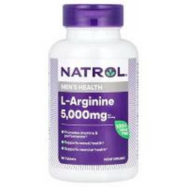 Mejora la circulación sanguínea- Natrol L-Arginine 5,000 mg,