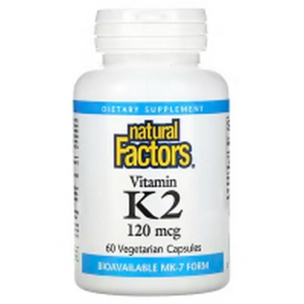Apoyo al sistema inmunológico-Natural Factors, Vitamin K2, 120 mcg,