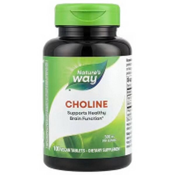Salud cerebral-Nature's Way, Choline, 500 mg,