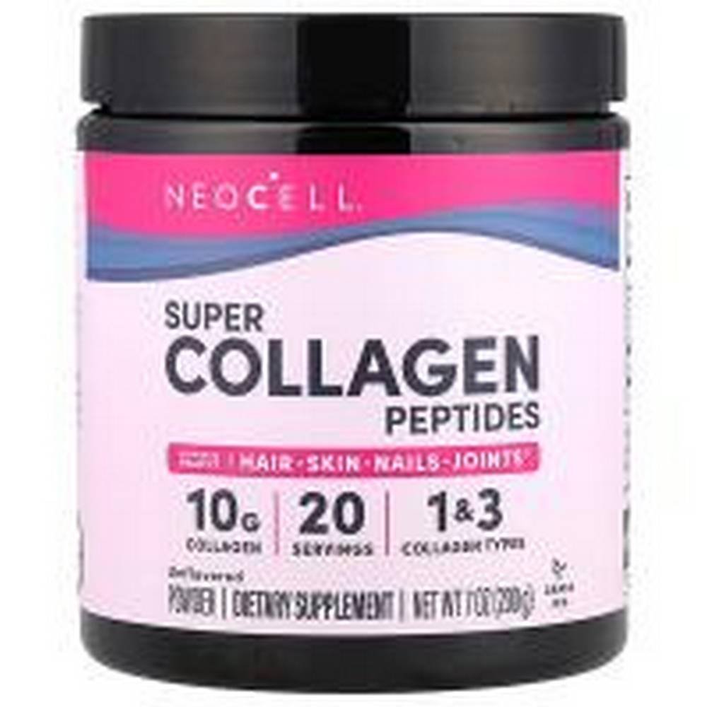 neocell super collagen peptides unflavored200g neocell peptidos de supercolageno sin sabor 200 g Skin Health-NeoCell Super Collagen Peptides Unflavored,