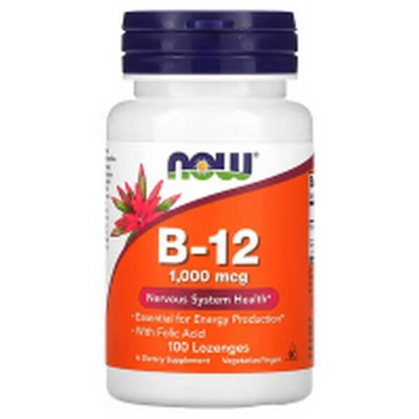 Fatigue and Low Energy - NOW Foods, B-12, 1,000 mcg,