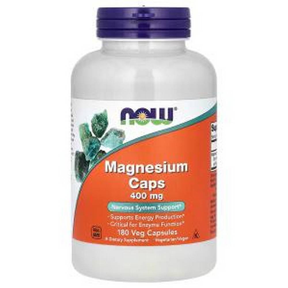 now foods magnesium caps 400 mg 180