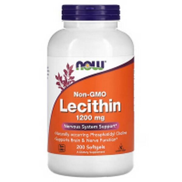 Santé du cerveau-NOW Foods, Non-GMO Lecithin,