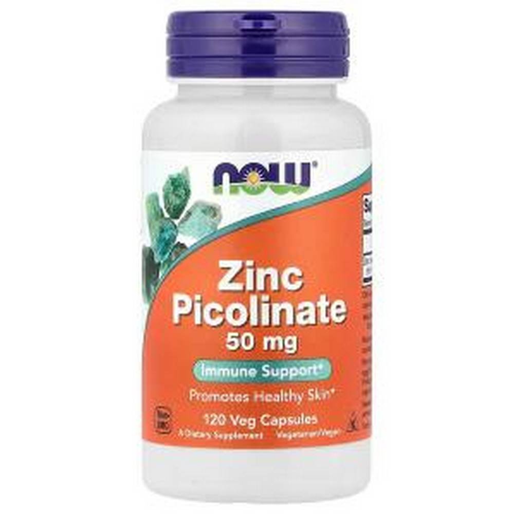 now foods zinc picolinate 50 mg 120