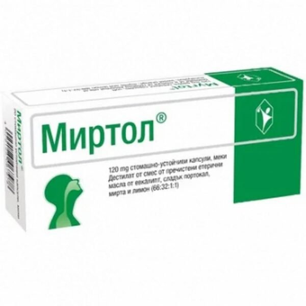 Острый бронхит – PAUL BOSKAMP MYRTOL® for Acute and Chronic Bronchitis and Sinusitis Capsules 120mg,