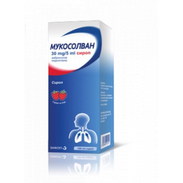 Exacerbación de la tos – SANOFI MUCOSOLVAN® Jarabe para la tos para adultos, sabor a fresa 30mg/5ml,