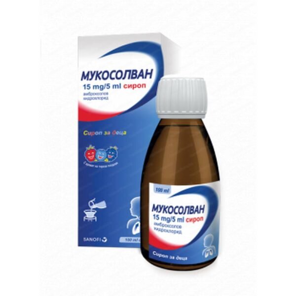 Exacerbation de la toux – SANOFI MUCOSOLVAN® pour enfants, saveur fruits rouges, sirop 15mg/5ml,