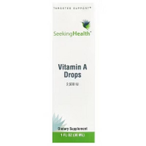 Apoyo inmunológico -Seeking Health, Vitamin A Drops, 2,500 IU,