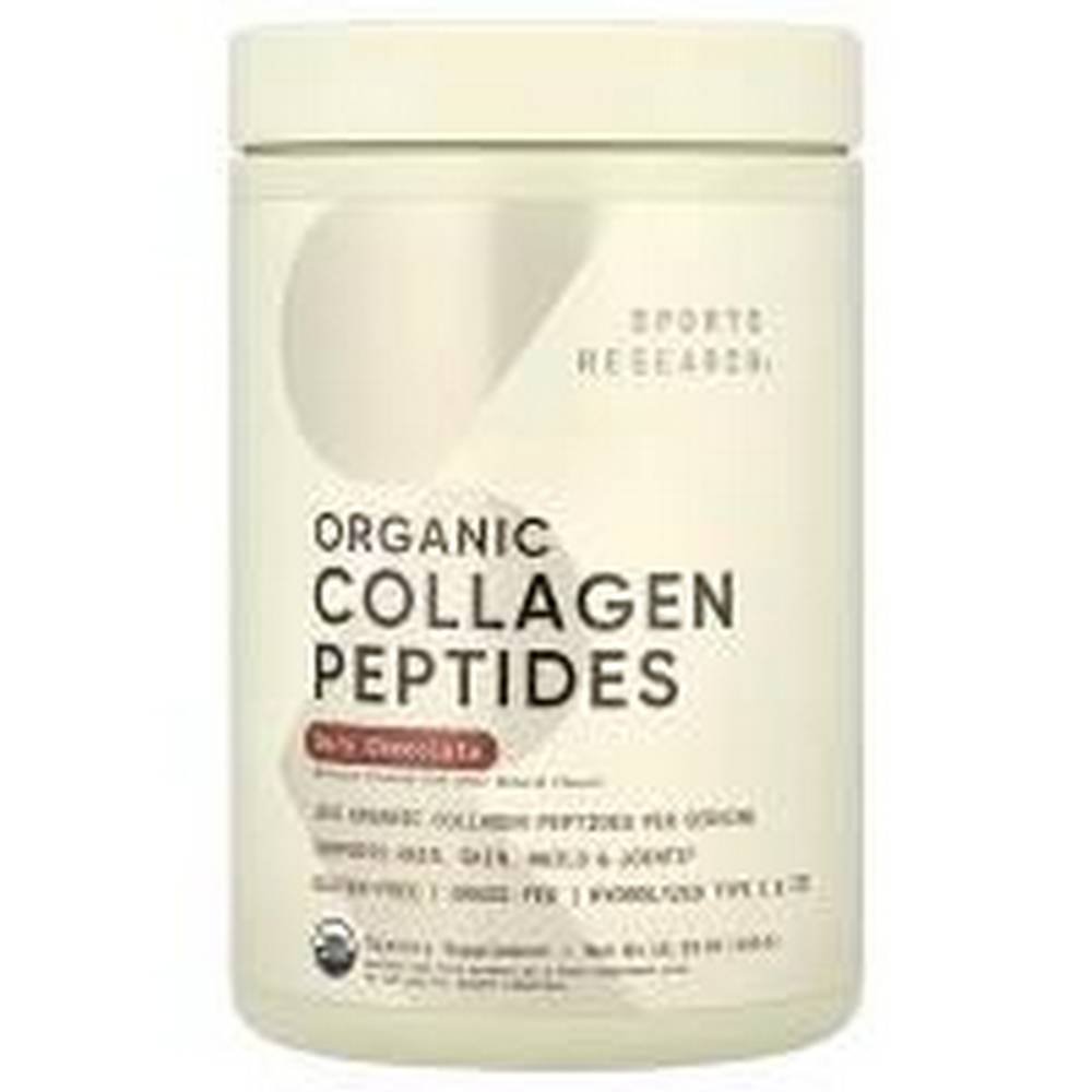 sports research collagen peptides dark chocolate 480g sports research peptidos de colageno chocolate negro480 g Skin Health-Sports Research Collagen Peptides Unflavored,