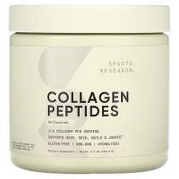 Skin Health-Sports Research Collagen Peptides Unflavored,