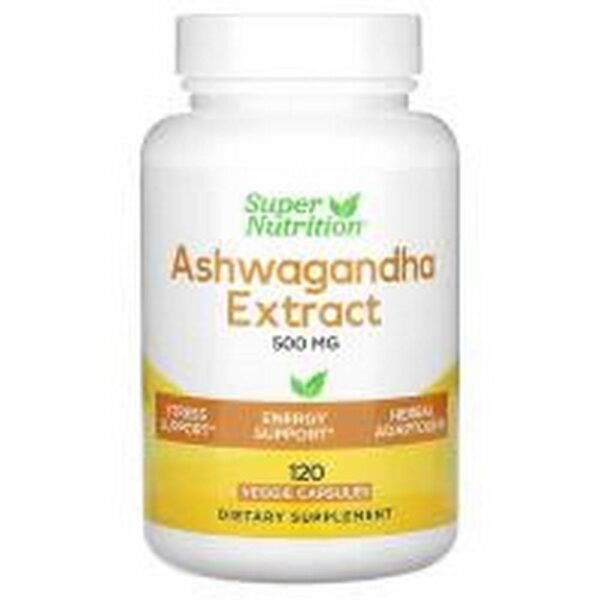 Strengthening the immune system -Super Nutrition Ashwagandha 500 mg,