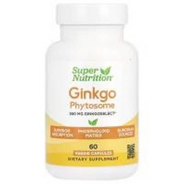 Mejorar la memoria y la concentración -Super Nutrition Ginkgo Phytosome ,