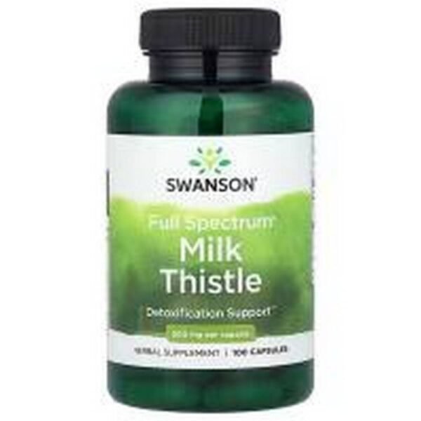 Liver Health Support -Swanson Full Spectrum® Milk Thistle 1,000 mg,