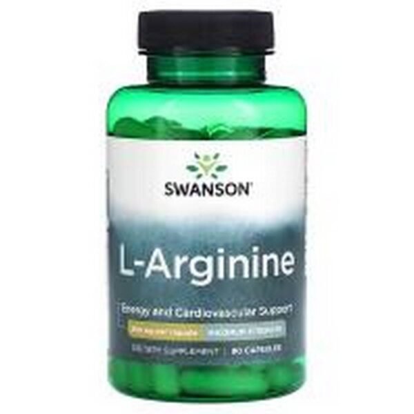 Mejora la circulación sanguínea - Swanson L-Arginine 500 mg,