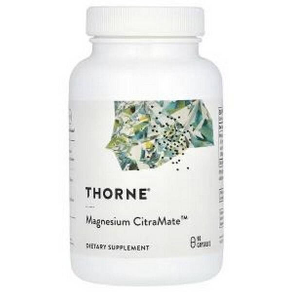 Deficiencia de magnesio-Thorne, Magnesium CitraMate, 135 mg, 90,_x000D_