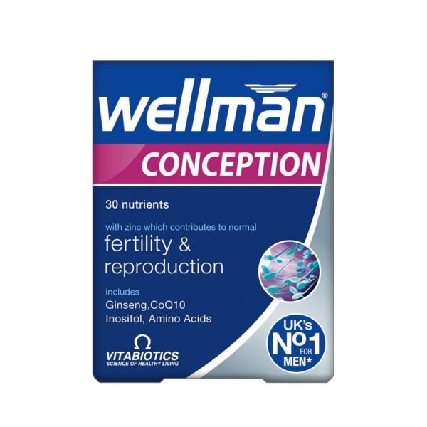 Apoya la fertilidad masculina-VITABIOTICS WELLMAN CONCEPTION, 30 ,_x000D_