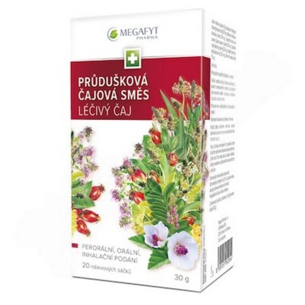 An herbal tea blend designed to support respiratory health and soothe the bronchial system.