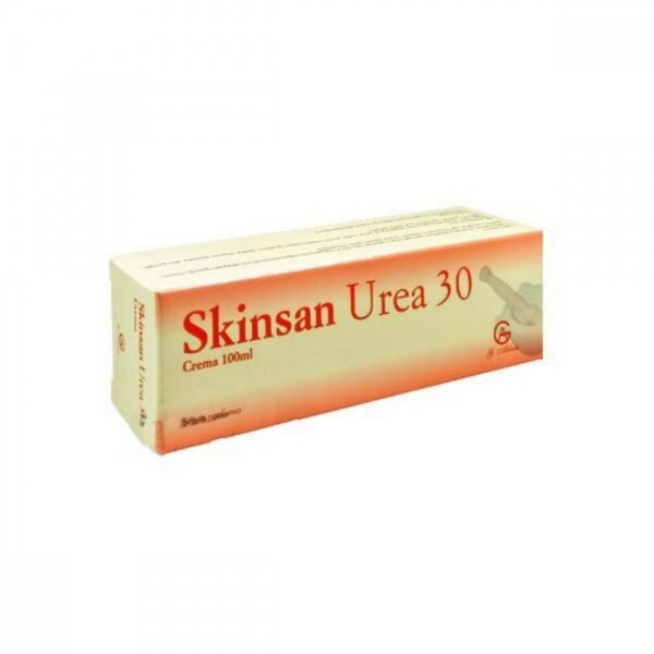 Abbate Gualtiero Skinsan Urea 30 100 ml hydrate et adoucit la peau sèche et rugueuse des talons.