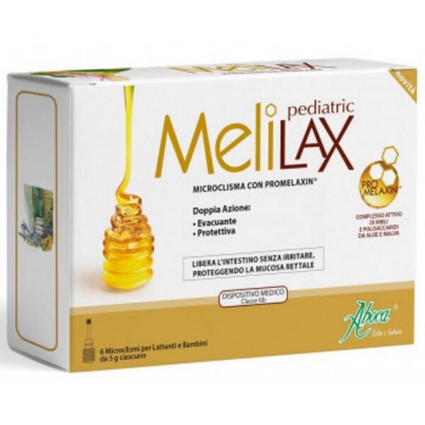 Estreñimiento en niños - ABOCA MELILAX PEDIATRIC microenemas for the treatment of constipation in infants and children,
