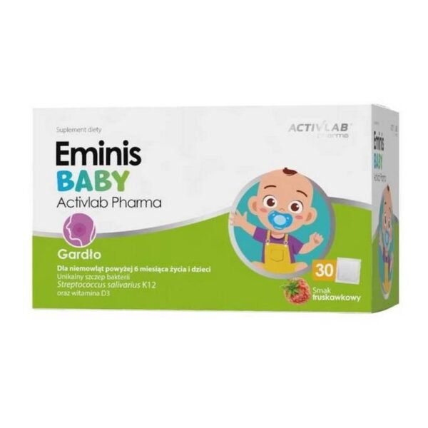 Eminis BABY Activlab Pharma can be used as a supplement to the daily diet after antibiotic treatment, as well as to support the body in the autumn and winter.