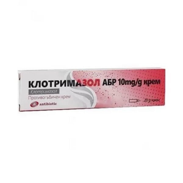 Tratamiento de hongos en la piel – Antibiotic Clotrimazole ABR 1% Cream,