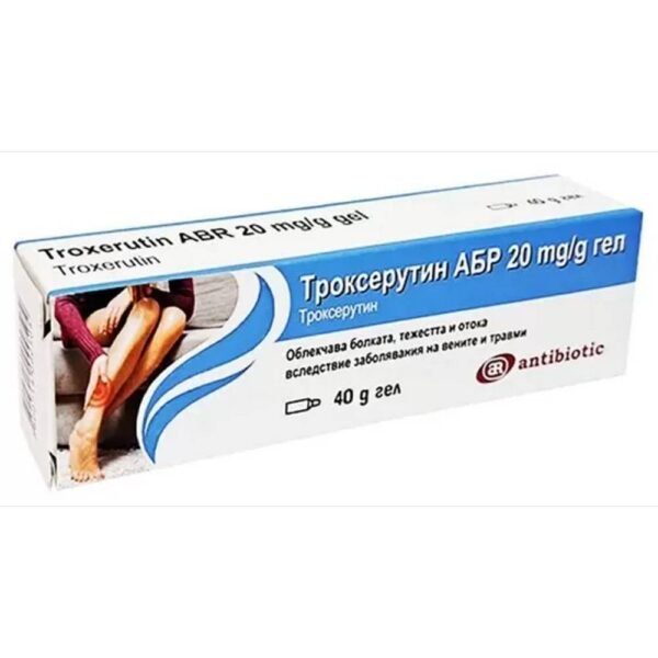 Противовоспалительное действие — Antibiotic Troxerutin ABR Gel 20mg/g,