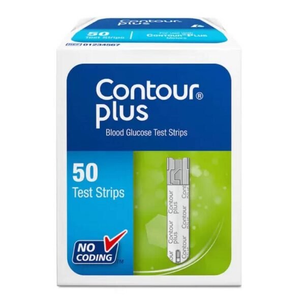 Used for measuring blood sugar levels with the Ascensia Contour Plus glucometer - Ascensia Contour Plus Test Strips,