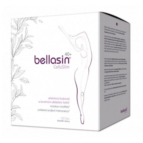 Bellasin Celluslim 120 Cápsulas es un suplemento dietético destinado a reducir la celulitis y mejorar la textura de la piel . Contiene una combinación de ingredientes naturales que promueven el metabolismo de las grasas y mejoran la elasticidad de la piel.