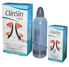 Naturprodukt ClinSin Med Junior Бутылка для Промывания Носа + 16 Пакетов, 1-ClinSin Med Junior Botella de Lavado Nasal + 16 Sobres, 1, Naturprodukt