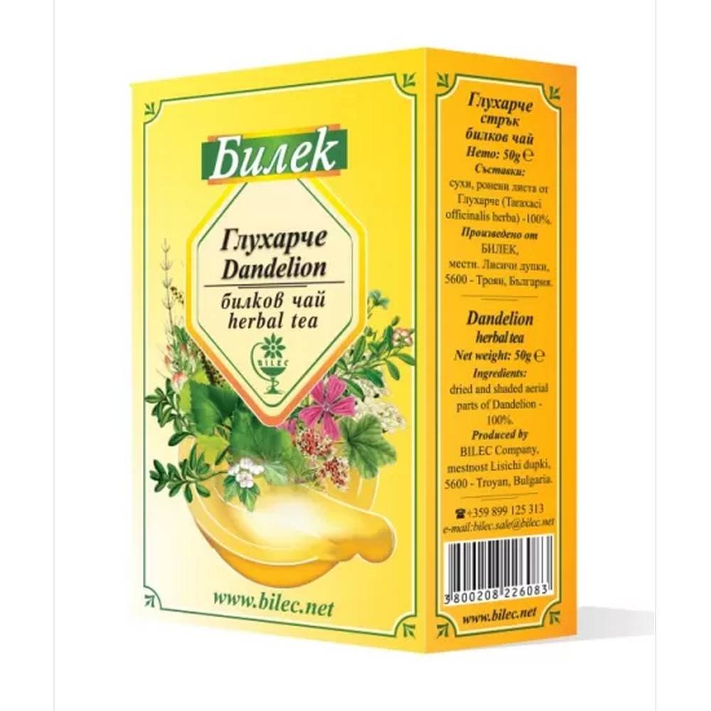 bilec dandelion herba bilec50g Поддержка работы печени – Bilec Dandelion Herba Bilec,
