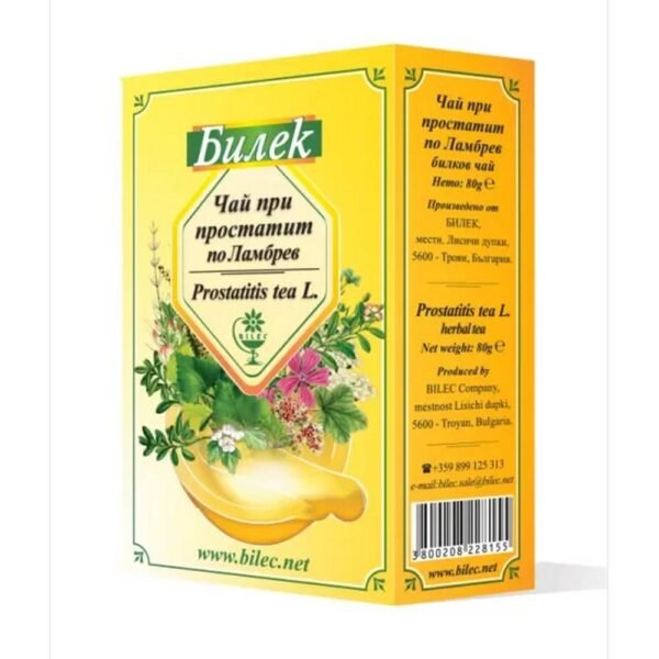 Helps with prostate inflammation and supports normal prostate function — Bilec Lambrev Prostatitis Tea, 80g,