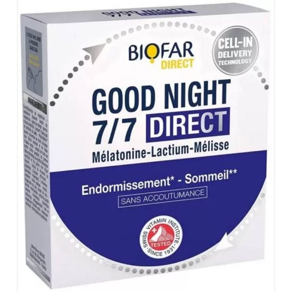 Reducir el insomnio y mejorar el sueño — Biofar Good Night,