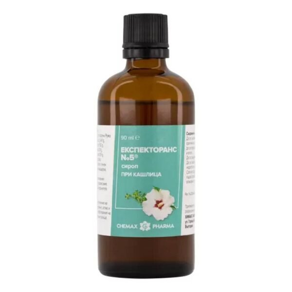 Облегчение сухого и влажного кашля - Chemax Expectorans No.5 Cough Syrup,