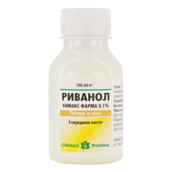 Обеззараживание ран и порезов - Chemax Rivanol 0.1% Antiseptic Solution,