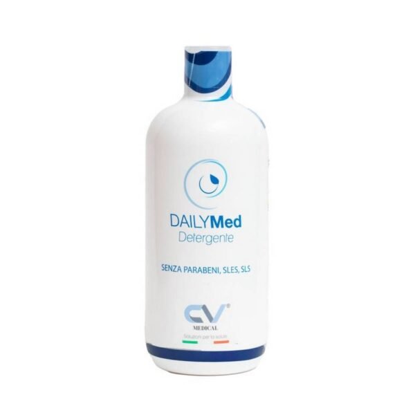 CV MEDICAL Dailymed limpiador antibacteriano a base de clorhexidina 500 ml, aporta una agradable sensación de alivio de la irritación.