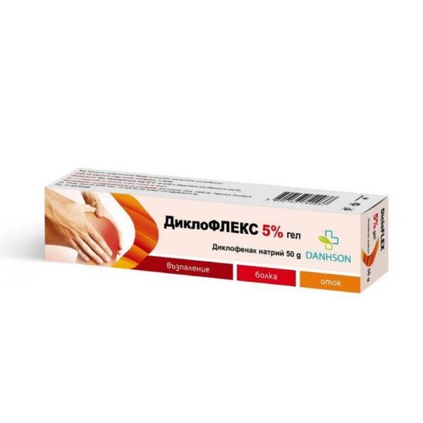 Боль в суставах и воспаление- DICLOFENAC GEL 5% 50 GR, Мышечная боль и скованность -DICLOFENAC GEL 5% 50 GR, Растяжения и вывихи-DICLOFENAC GEL 5% 50 GR, DЛокализованная боль в спине-DICLOFENAC GEL 5% 50 GR