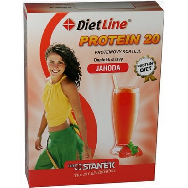 Dietline Protein 20 Strawberry Shake Powder, 3х25 г - это высокобелковая добавка для коктейлей, предназначенная для поддержания веса и мышечной массы. Каждая порция содержит 20 г белка, который помогает подавить аппетит и способствует насыщению, а клубничный аромат придает коктейлю приятный вкус.