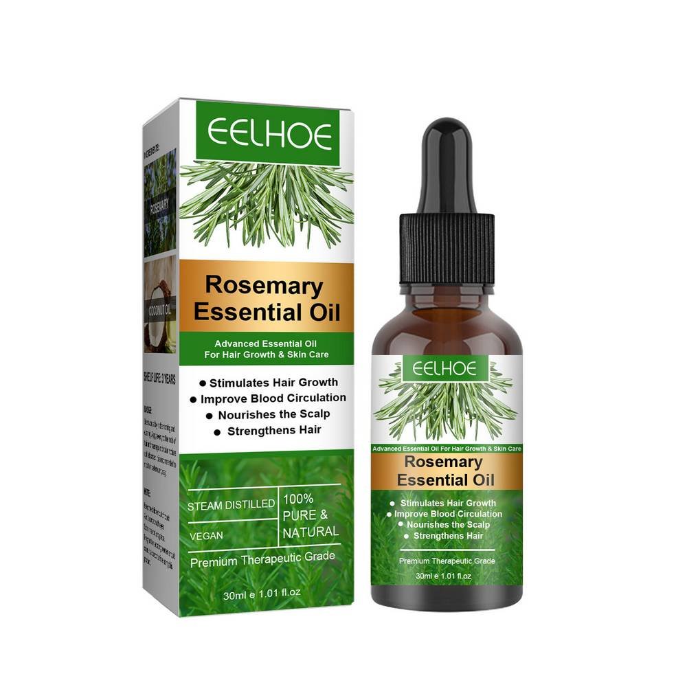 eelhoe olejek z wlosow rozmarynowy 30ml EELHOE Rosemary Hair Oil Anti-Broken Hair Hair Care оказывает освежающее и расслабляющее действие на волосы и кожу головы, предотвращает выпадение волос, восстанавливает волосы, питает кожу головы.