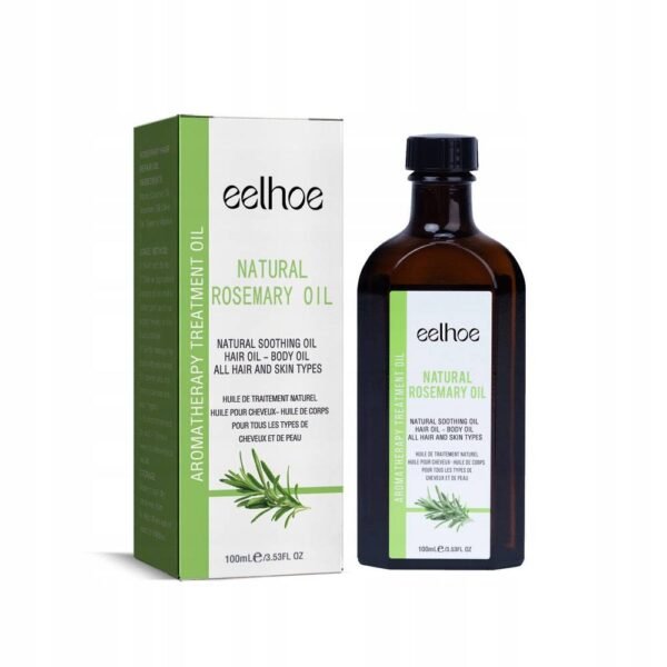 eelhoe Rosemary Hair Care Oil 100 мл масло для укрепления волос и кожи головы может помочь волосам функционировать сильнее и эффективнее, питает, укрепляет и разглаживает.