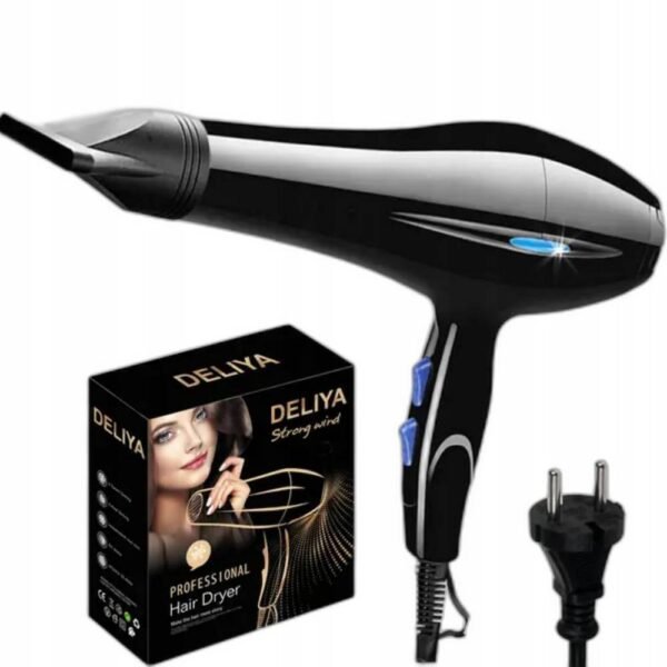 Elektromet ZHM-01 PROFESSIONAL HAIR DRYER IONIZATION 2200W HEALTHY HAIR CONCENTRATOR powerful, fast drying, hair is not only soft and healthy, but also does not become electrified and becomes more manageable.