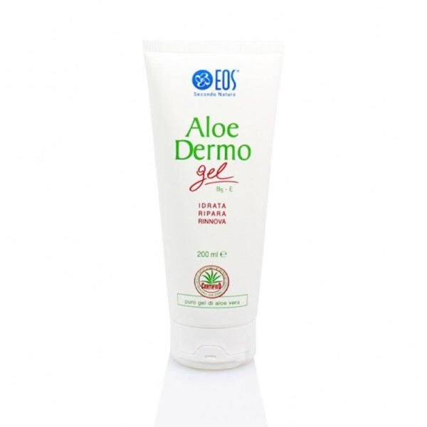 EOS Aloe Dermo 200 мл увлажняет, смягчает и способствует восстановлению сухой и поврежденной кожи.