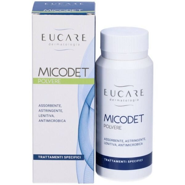 EUCARE Micodet 75ml - Antifungal treatment for astringent, adsorbent, soothing and antimicrobial treatment.