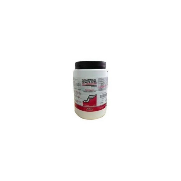 FADEM Ictammol 10% 1000 g for inflammation and minor skin infections, reduces inflammation and bacterial activity.