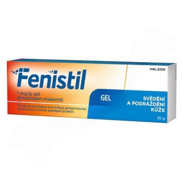 Topical gel for relieving itching, irritation, and allergic skin reactions.