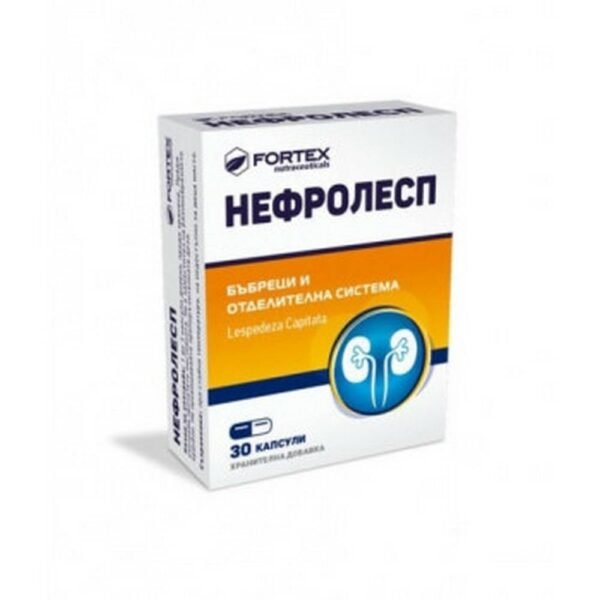 Soutien à la santé des reins – FORTEX NEFROLESP for healthy kidneys caps,